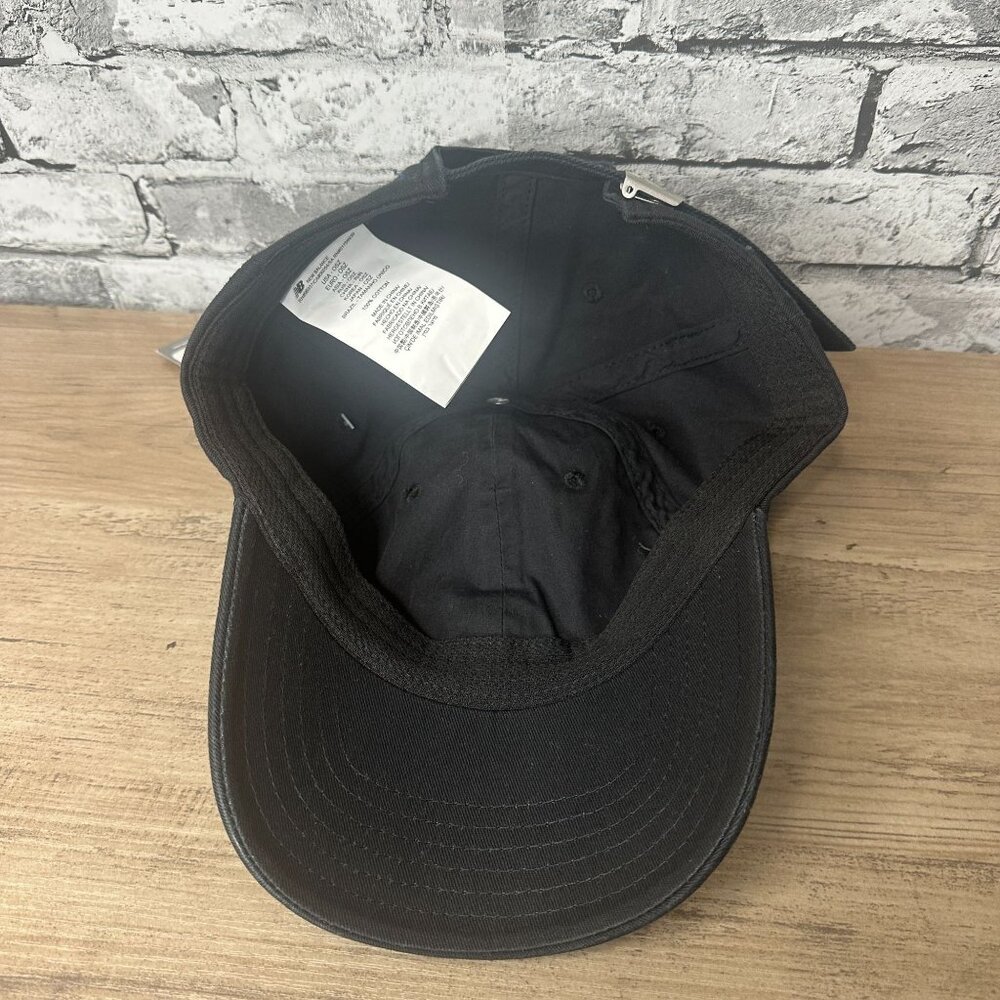 NWT New Balance Unisex Embroidered N Logo Baseball Hat Size One Size (Black) - Picture 6 of 12